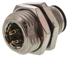 CONNECTOR, M12 PANEL MOUNT, MALE, 4 POSITION - 70084716 - Allied Electronics, Inc.