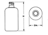 PET and HDPE Plastic Bottles -- BOSTON ROUND-BAREX-4 oz-200004-24-410 - Image