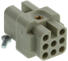 Heavy Duty Insert, Rcpt, 7Pos; Product Range Harting - 04C8442 - Newark, An Avnet Company