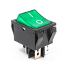 Rocker Switches -- 1400-R5BBLKGRNFF1 - Image