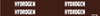 Brady B-946 White on Brown Vinyl Self-Adhesive Pipe Marker - 1 1/8 in Height - 3/4 in Character Height - 7 in Length - Printed Msg = HYDROGEN - 7382-4 - 754473-67545 - R. S. Hughes Company, Inc.