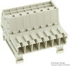 Terminal Block, Din Rail, 7 Position, 20-8Awg; Pitch Spacing Wago - 76R6161 - Newark, An Avnet Company