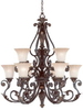 1-4085-9-16 Mid. Chandeliers-Glass Up - 767891 - Capital Lighting, Inc.
