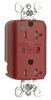 Surge Suppression Receptacle - TR8300-REDSP - Hubbell Wiring Device-Kellems