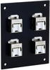 Universal Sub-Panel, 4 110 Shielded Category 6Atool-Less Poe+ Compliant Jacks Rohs Compliant L-Com - 07AH3439 - Newark, An Avnet Company