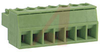 Plug, Terminal Block; 28 to 16 AWG; 7; Horizontal; 8 A; 300 V; Screw Cage - 70078477 - Allied Electronics, Inc.