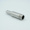 SHV-B (Bakeable) Coaxial Feedthrough, 1 Pin, Grounded Shield, 0.495″ Dia SS Weld Adapter, Without Air-side Connector - A0836-2-W - MPF Products, INC.