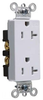 Duplex/Single Receptacle - TR26362-W - Selecta Products