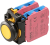Switch, Pushbutton, Non-Illuminated, 4Pst, 10A, Yel; Product Range Idec - 19X1169 - Newark, An Avnet Company