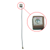 GPS/GLONASS L1+L2 Active Ceramic Patch Antenna With 1.13mm Cable (L-10cm) + UFL (8*8*4 mm) -- ET-GPL12-5L10C-U8 - Image