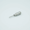 Type-N Coaxial Feedthrough, 50 Ohm Matched Impedance, 1 Pin, Grounded Shield, 0.323″ Dia Kovar Weld Adapter - A0655-1-W - MPF Products, INC.