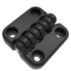 Surface Mount Hinge, 50 mm size, with Mounting Holes, Nylon, Black - EH-6B-5W5-20 - Southco