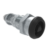 Quarter-Turn Cam Latch, 8mm Triangle, Without Cam, Sealed, Zinc Alloy, Powder Coat, Black - E5-6A-035-UU4 - Southco
