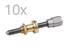 Adjustment Screw, 100 TPI, 25.4 mm, Small Knob, Side Lock, Pack of 10 - AJS100-1-PK - Newport MKS
