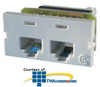 Legrand - Ortronics Series II 2-Port 180 Degree Category.. - OR-60950012 - TelephoneStuff.com