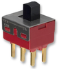 Slide Switch, 1000 Series, Dpdt, Vertical, Panel, 6 A, 250 V Rohs Compliant C&k Components - 59M4468 - Newark, An Avnet Company