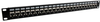 1.75x19 (1U) 24 Port Category 6A Shielded Feed-Thru Coupler Panel With Cable Manager Rohs Compliant L-Com - 29AH3108 - Newark, An Avnet Company