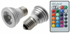 Multicolor LED Light Bulb with Remote Control -- 70274