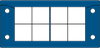 KEL-ER-BL Split Cable Transit Frames for the Food Industry- for Cables with Connectors / IP64/IP65 - 70003.200 - icotek Corp
