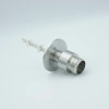 MS High Current Series, Multipin Feedthrough, 2 Pins, 700 Volts, 16 Amps per Pin, 0.094″ Nickel Conductors, 2.16″ QF / KF Flange -- A3992-1-QF - Image