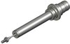 Honeywell Aerospace Linear Variable Displacement Transformer (LVDT), single channel, 25,4 mm [1.0 in] stroke range, flanged mounting, EN2997YE01005MN termination, 0.164-32 threaded probe fitting -- 1LVTS100BAB - Image