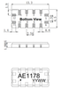 140 MHz SAW Filter - AE140SB1178 - Anatech Electronics, Inc.