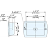 CLEAR RECESSED PULL - HH-P118 -- HH-P118 - Image