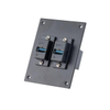 Patchbay, Jack Panel Accessories - 5073-USP2ECF3-3AA-BLK-ND - DigiKey