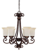 3026BB-251 Mid. Chandeliers-Glass Up - 782896 - Capital Lighting, Inc.