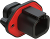 Rcpt Housing, 4Pos, Thermoplastic, Blk; Product Range Amphenol Sine/tuchel - 78Y0418 - Newark, An Avnet Company