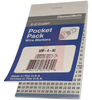Book, Wire Marker; WBC Vinyl Cloth; Tab; 3 x 5 in.; Pocket Pack Wire; 10 - 70093016 - Allied Electronics, Inc.