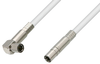 75 Ohm Mini SMB Plug to 75 Ohm Mini SMB Plug Right Angle Cable 36 Inch Length Using 75 Ohm PE-B159-WH White Coax - PE38140/WH-36 - Pasternack