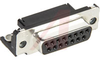 Receptacle, D-Subminiature; Receptacle;15; Front Metal; Phosphor Bronze - 70041664 - Allied Electronics, Inc.