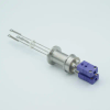 Thermocouple Feedthrough, Type E, 2 Pairs, Miniature Connectors, 1.18″ QF / KF Flange - A0408-4-QF - MPF Products, INC.