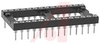 Socket, DIP;28Pins;Low Profile;Open;Solder Tail;0.6In.;Beryllium Copper;Tin/Lead - 70206336 - Allied Electronics, Inc.