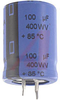 Capacitor, Al Electrolytic;100uF;Snap-In, High Cap.;Radial;+/-20%;Case H02;400V - 70189424 - Allied Electronics, Inc.