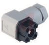 Connector, Cable Socket, 4 Contacts, Grey, G4W1F Grey, 4mm-7.5mm Cable Diameter - 70051120 - Allied Electronics, Inc.
