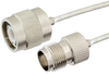 TNC Male to TNC Female Semi-Flexible Precision Cable 18 Inch Length Using PE-SR405FL Coax, LF Solder, RoHS - PE39474-18 - Pasternack