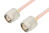 TNC Male to TNC Male Cable 6 Inch Length Using RG402 Coax - PE3074-6 - Pasternack