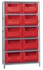 Quantum Storage Bin Units - 53272 - U.S. Plastic Corporation