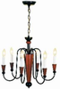 LS-1025MAHOG Mid. Chandeliers-Candle - 662459 - Capital Lighting, Inc.
