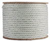 3 Strand White Polyester Rope -- TWPS081200 - Image