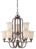 28729-SN Mid. Chandeliers-Glass Up - 360317 - Capital Lighting, Inc.
