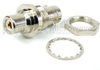 Bulkhead BNC Female (Jack) to RCA Female (Jack) Adapter, Nickle Plated Brass Body -- SM6152