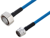 Plenum 7/16 DIN Male to N Male Low PIM Cable 150 cm Length Using SPP-250-LLPL Coax Using Times Microwave Parts - PE3C6192-150CM - Pasternack
