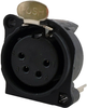 Xlr Connector, Rcpt, 4Pos, Panel/pcb; No. Of Contacts Io Audio Technologies - 93AJ2393 - Newark, An Avnet Company