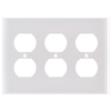 3-Gang Duplex Wall Plates, Thermosetting Standard Size Glossy Finish - 3023U - Suzhou Ele Mfg Co., Ltd.