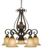 7116-D5 LC Mid. Chandeliers-Glass Down - 781989 - Capital Lighting, Inc.