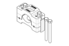 MSMC | Modular Stackable Cable Clamp / Cable Cleat- for Cable Diameters 10 - 55 mm - 32420 - icotek Corp