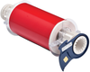Brady B-595 Red Vinyl Thermal Transfer Continuous Thermal Transfer Printer Label Roll - 6 in Width - 50 ft Length - 13601 - 754473-13601 - R. S. Hughes Company, Inc.